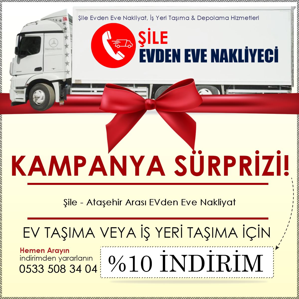 Şile - Ataşehir Arası EVden Eve Nakliyat