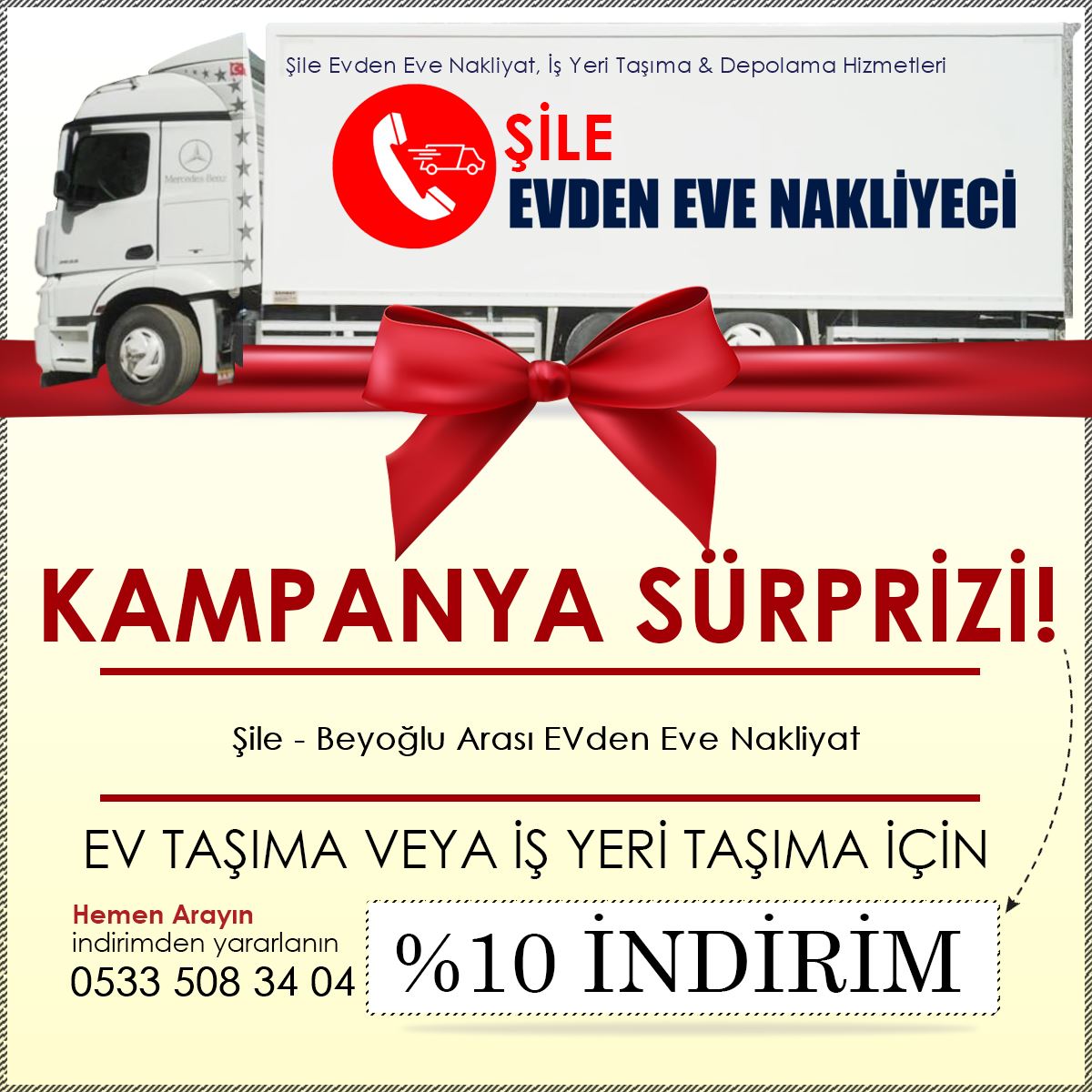 Şile - Beyoğlu Arası EVden Eve Nakliyat