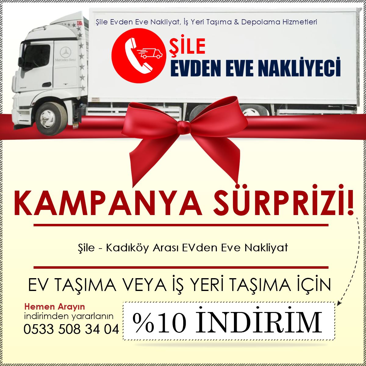 Şile - Kadıköy Arası EVden Eve Nakliyat